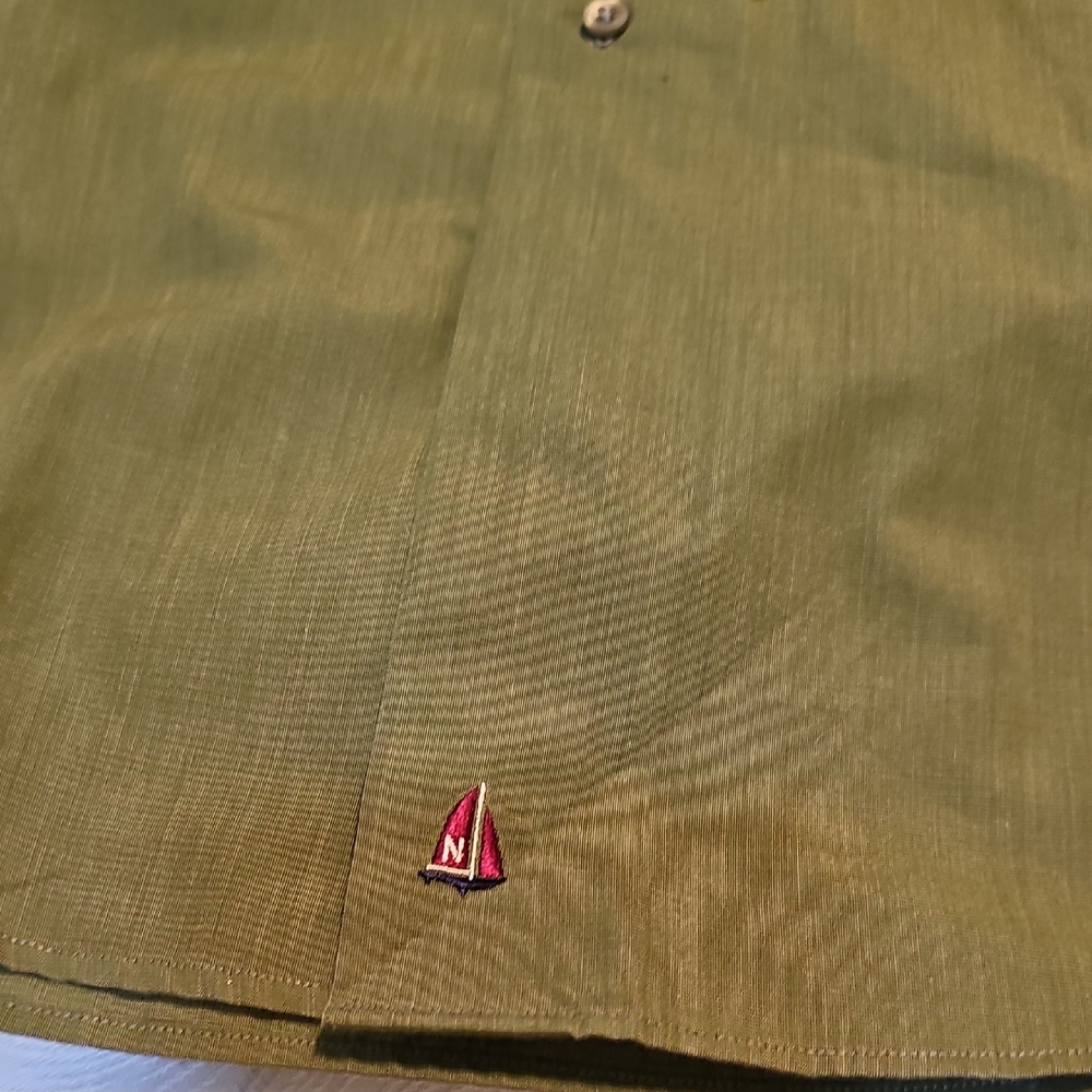 Nordstrom Olive Green Dress Shirt - Picture 2 of 10